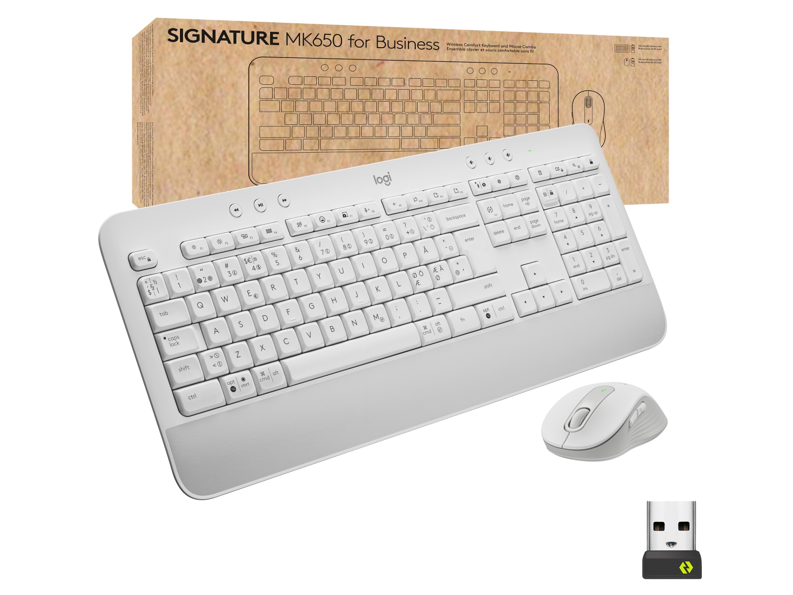 Logitech Signature MK650 Combo for Business (offwhite) Keyboards