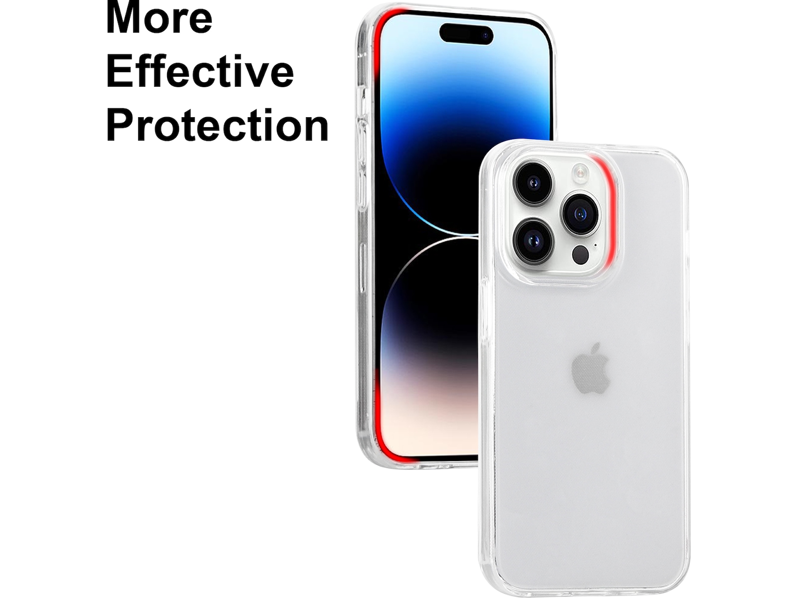 iiglo iPhone 15 Pro / 14 Pro Silikonecover (transparent) Mobilcover