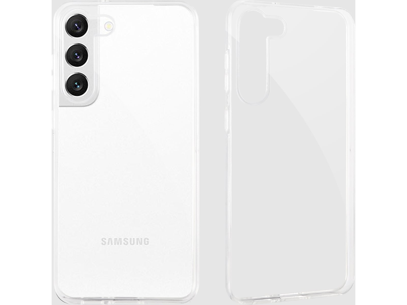 iiglo Galaxy S23 Silikonecover (gennemsigtig) Mobilcover