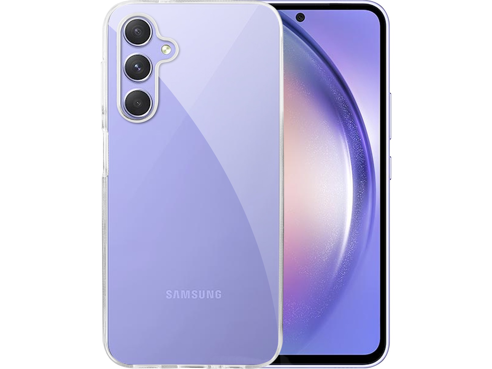 iiglo Galaxy A54 5G Silikonecover (transparent) Mobilcover