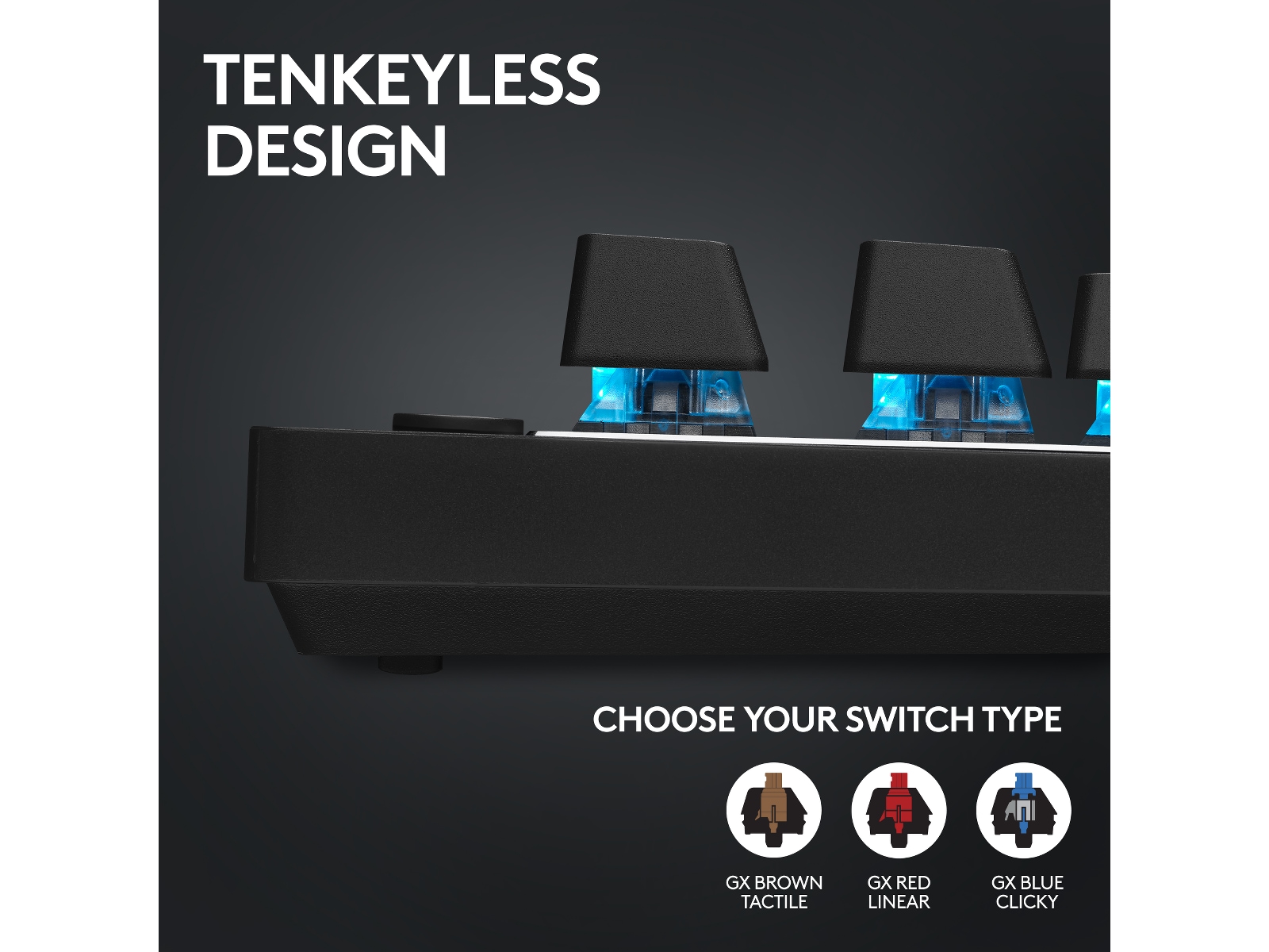 Logitech G Pro X TKL Lightspeed Trådløst Gaming tastatur (sort) Gamingkeyboard