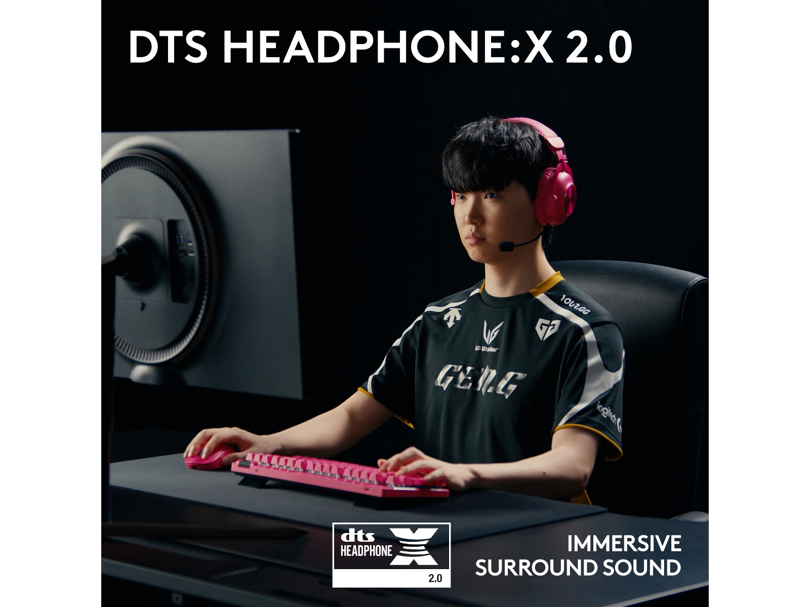 Logitech Pro X 2 Lightspeed Trådløst Gaming Headset (magenta) Gamingheadset