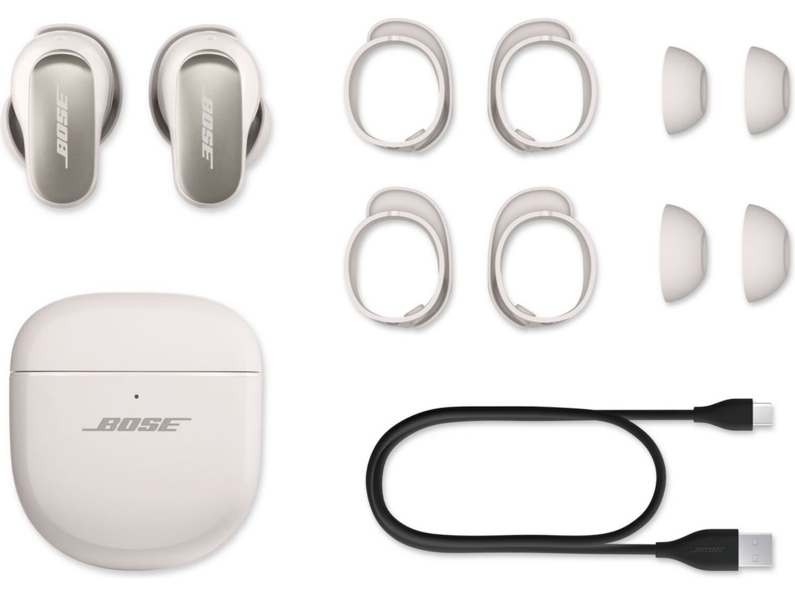 Bose QuietComfort Ultra Earbuds trådløse høretelefoner, In-Ear (hvid) In-ear høretelefoner