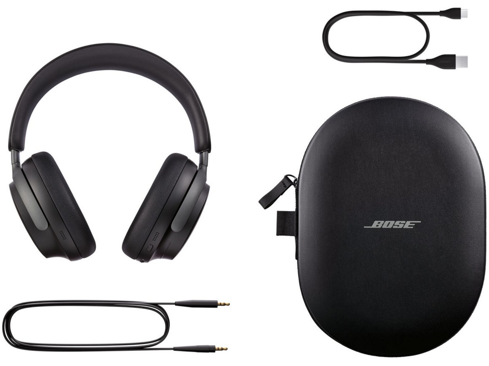 Bose QuietComfort Ultra Trådløse høretelefoner, Over-Ear (sort) Høretelefoner