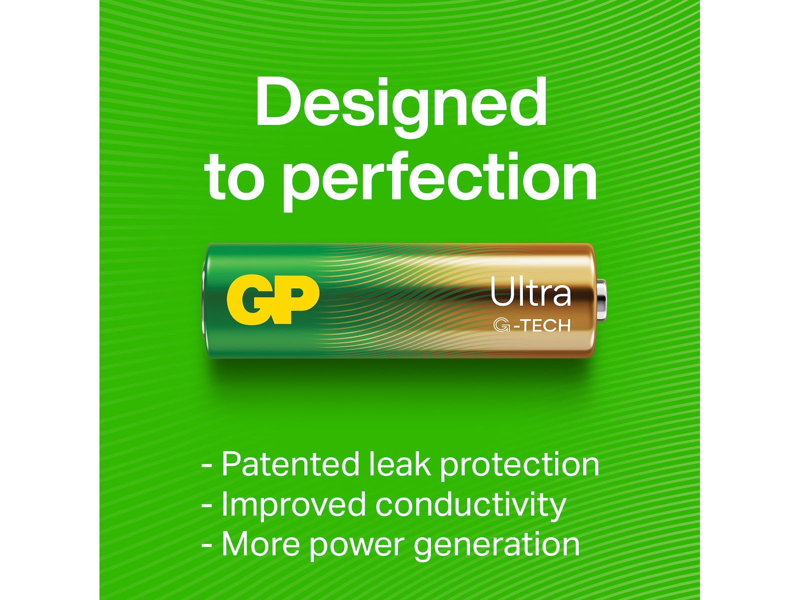 GP Ultra Alkaline C/LR14 batteri, 2-pk Generelle batterier