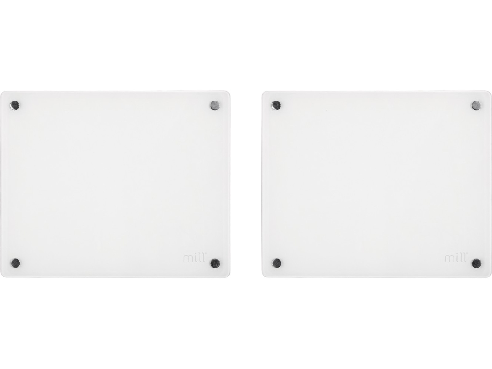 Mill Glass MB250 Panelovn 250W (hvid) 2-pack Varmepaneler