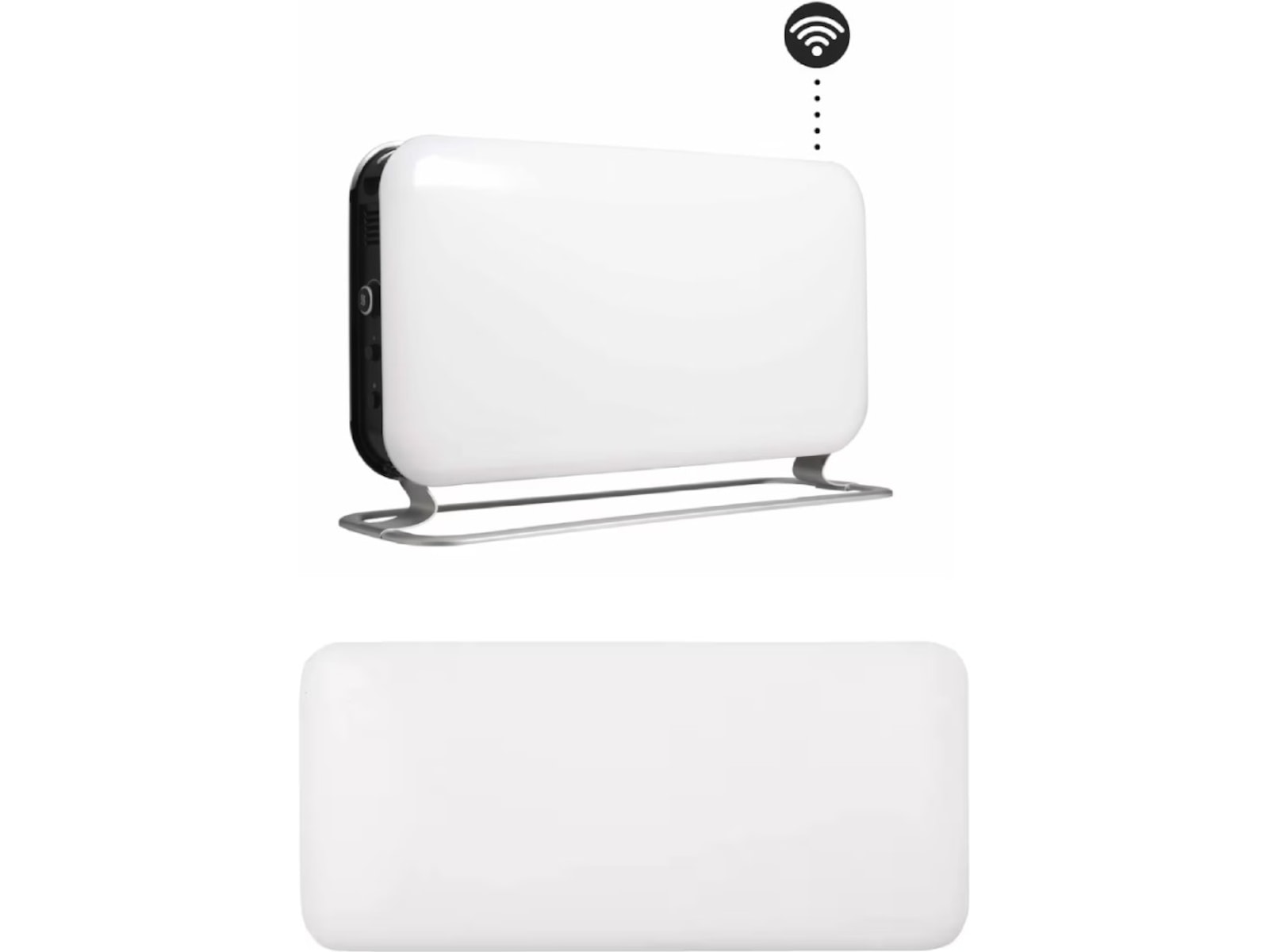 Mill WiFi gulvovn 1200W + Invisible WiFi Gen 3 1300W (hvid) Varmepaneler