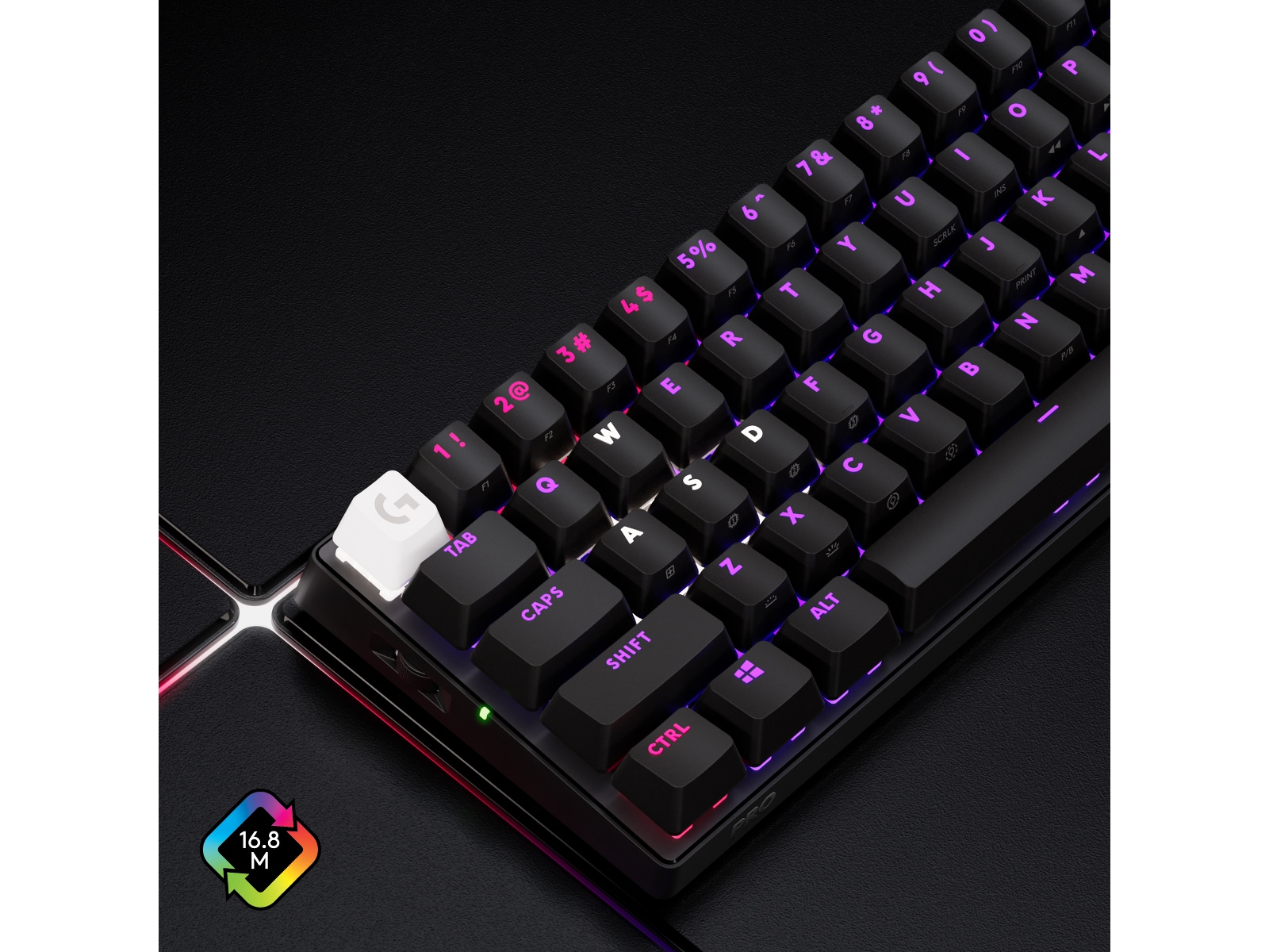 Logitech G Pro X 60 Lightspeed Linear trådløst gamingtastatur (sort) Gamingkeyboard