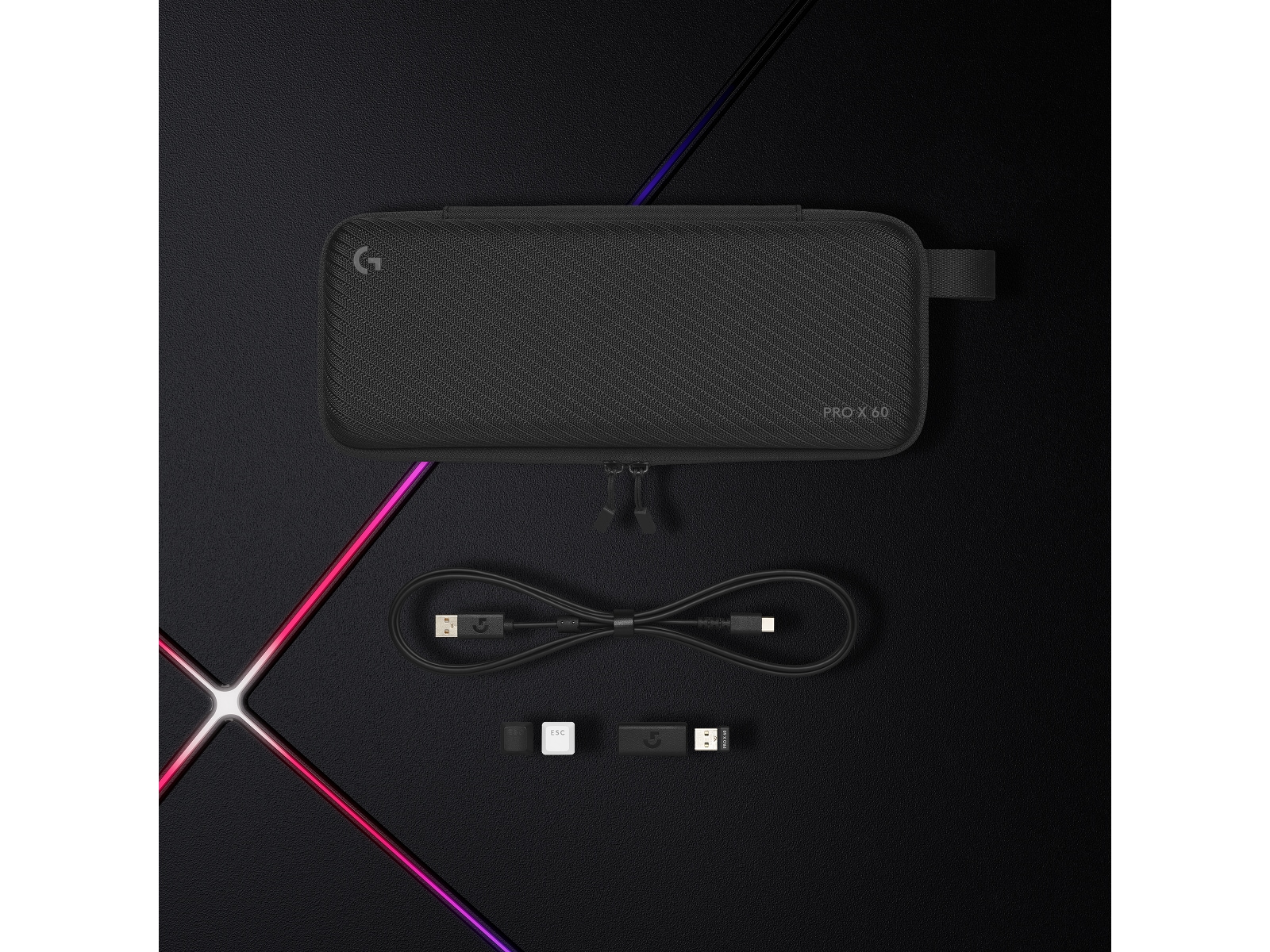 Logitech G Pro X 60 Lightspeed Linear trådløst gamingtastatur (sort) Gamingkeyboard