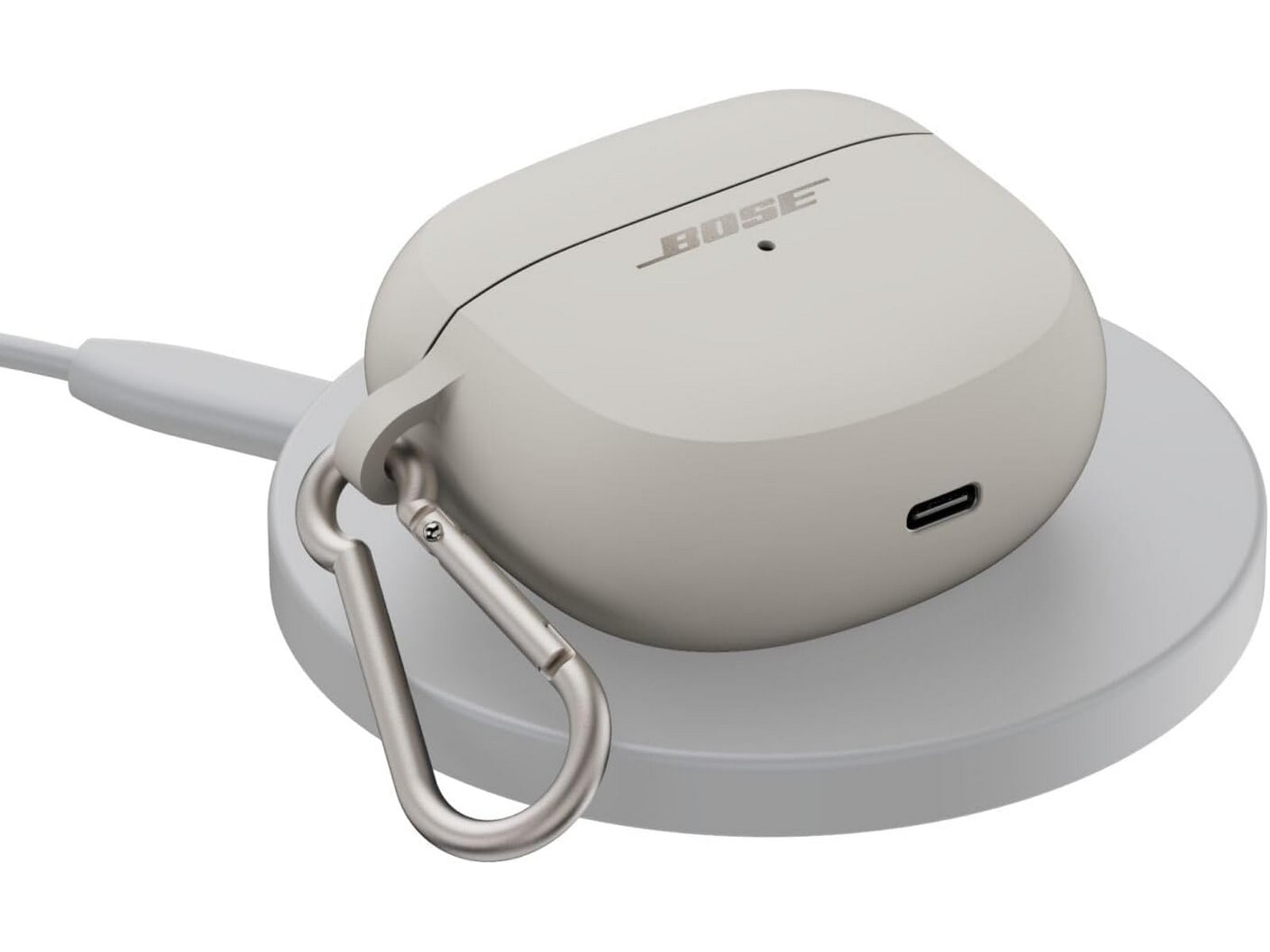 Bose Ultra Wireless opladeretui silikone cover (hvid) Tilbehør til høretelefoner