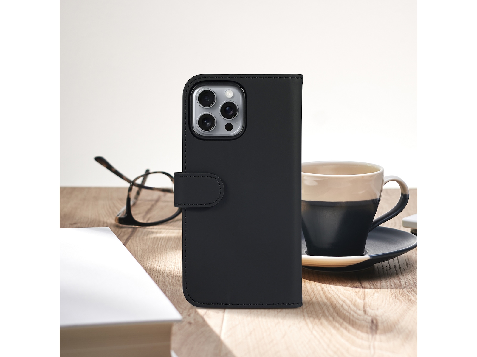 iiglo iPhone 16 Pro Wallet cover (sort) Mobilcover