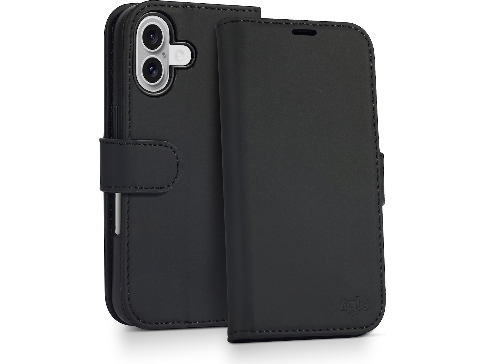 iiglo iPhone 16 Wallet cover (sort) Mobilcover