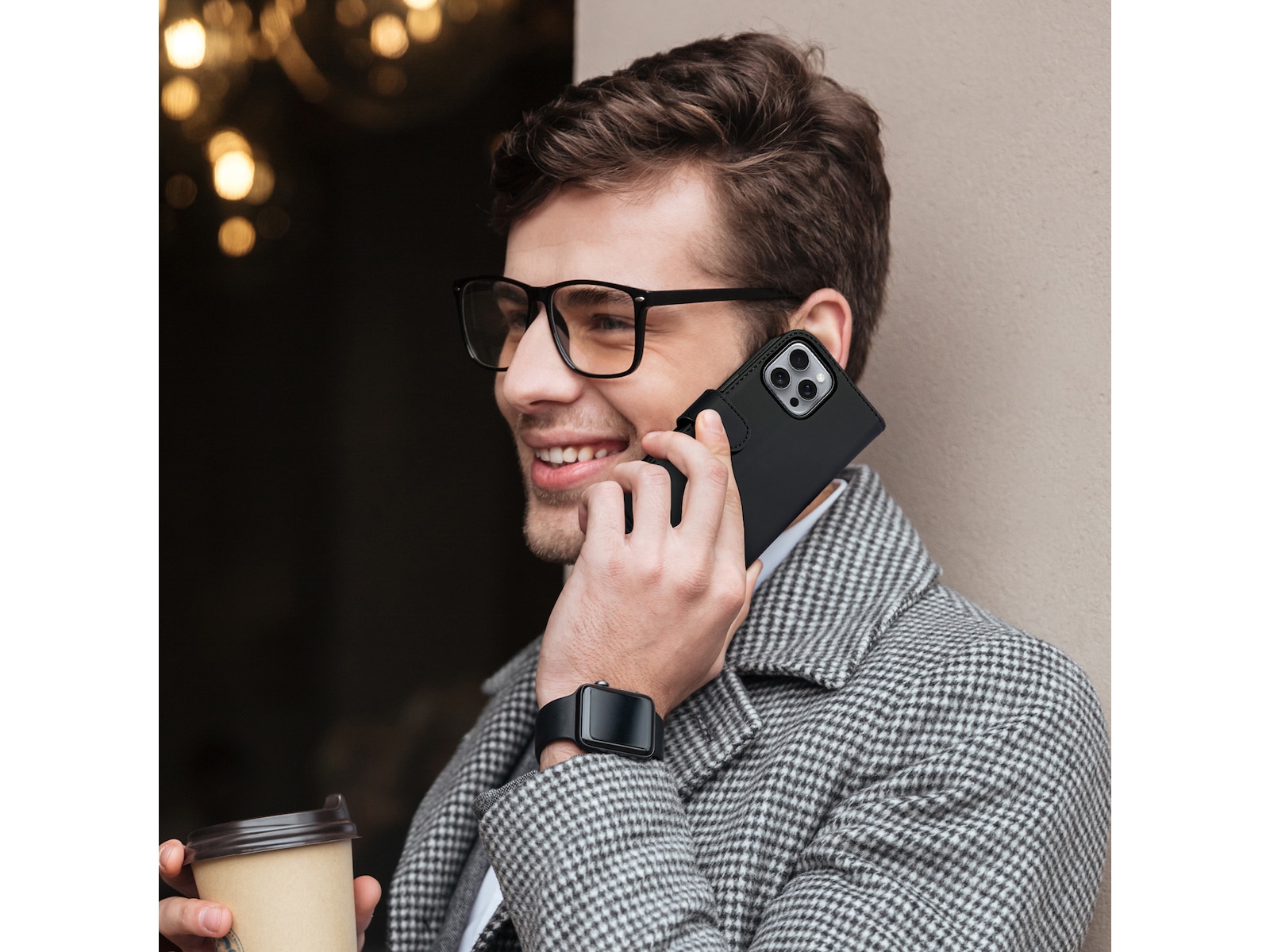 iiglo iPhone 16 Pro Max Wallet cover (sort) Mobilcover