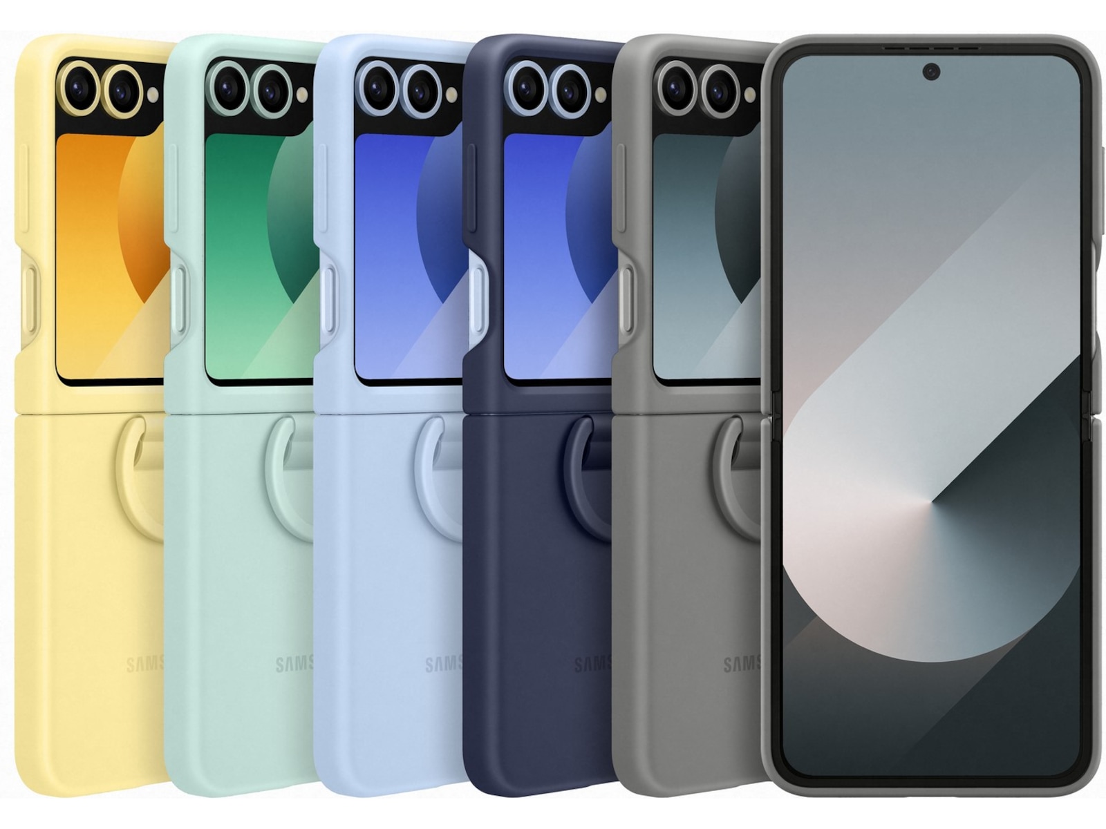 Samsung Galaxy Z Flip6 Silikone cover (navy) Mobilcover