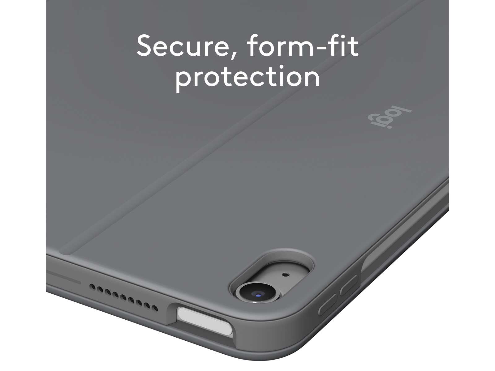 Logitech iPad Air 11" Combo Touch tastaturcover (oxford grey) Tastatur og stylus