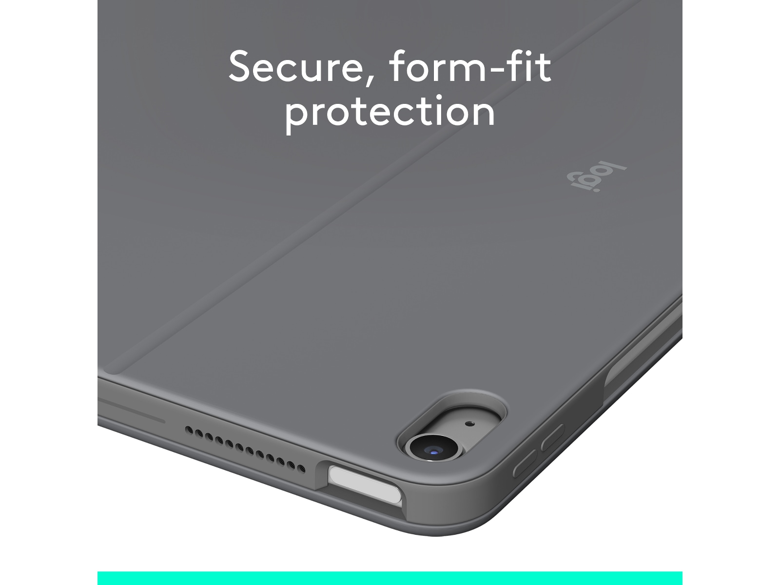 Logitech iPad Air 13" Combo Touch tastaturcover (oxford grey) Tastatur og stylus