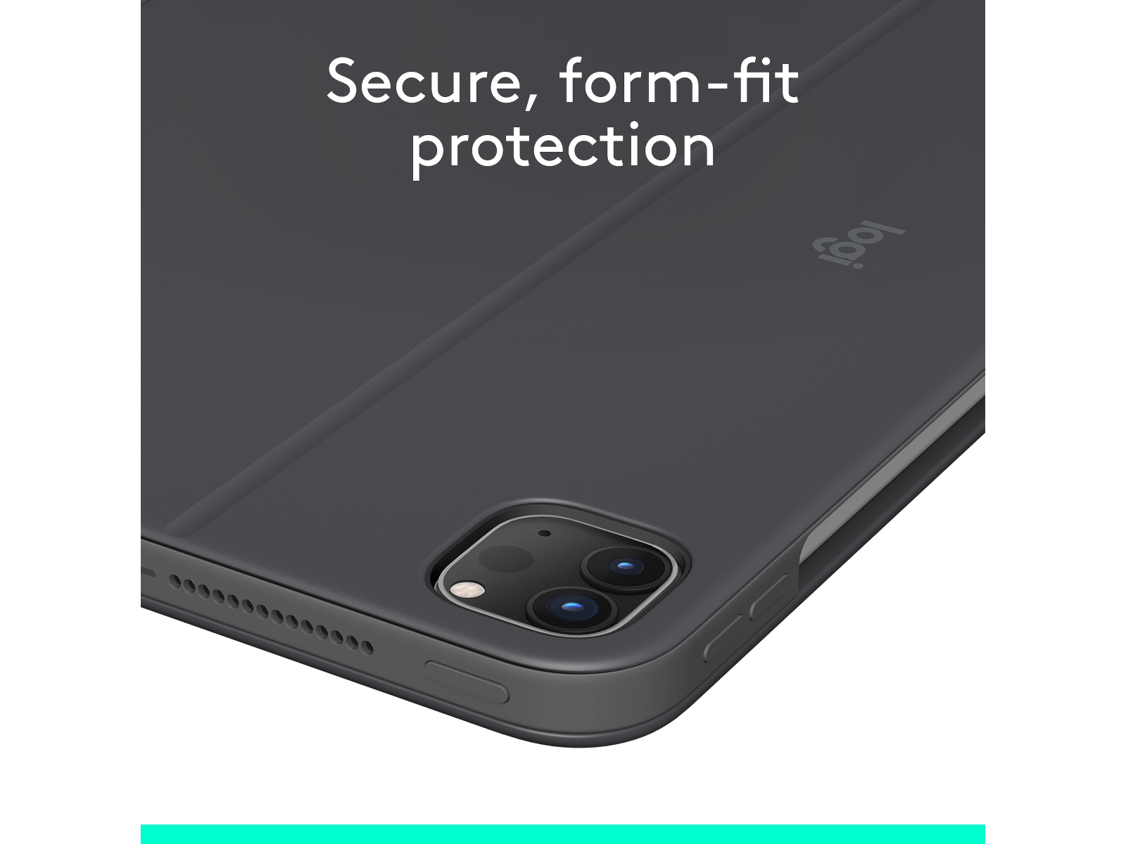 Logitech iPad Pro 11" Combo Touch tastaturcover (grafitt) Cover til tablet