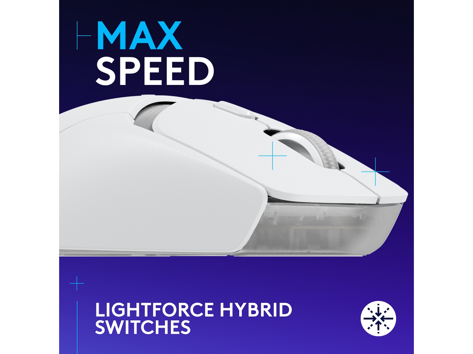 Logitech G G309 Lightspeed Gaming Mus (hvidt) Gamingmus