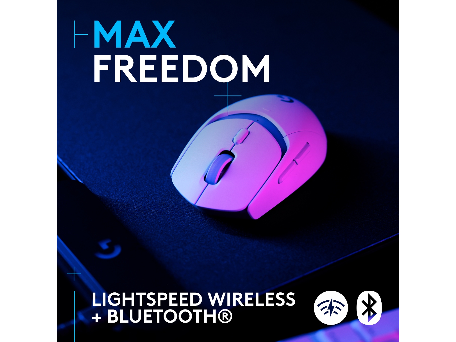 Logitech G G309 Lightspeed Gaming Mus (hvidt) Gamingmus