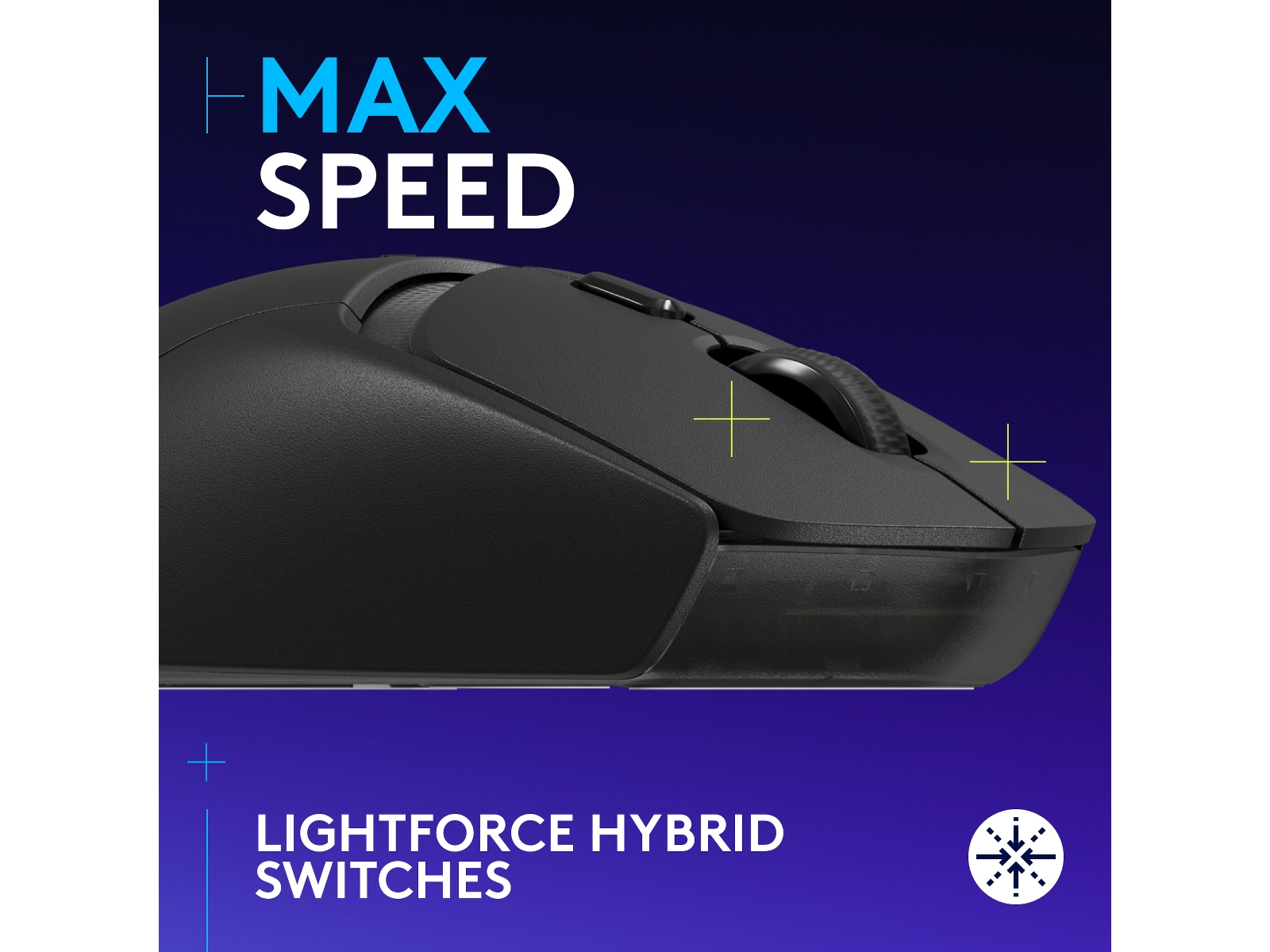 Logitech G G309 Lightspeed Gaming Mus (sort) Gamingmus