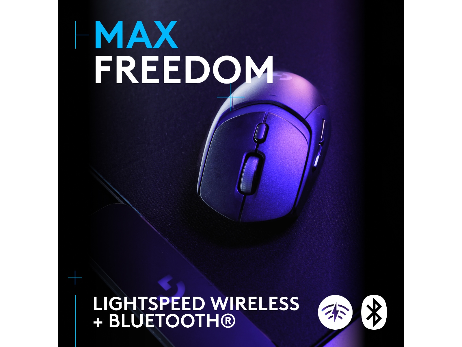 Logitech G G309 Lightspeed Gaming Mus (sort) Gamingmus