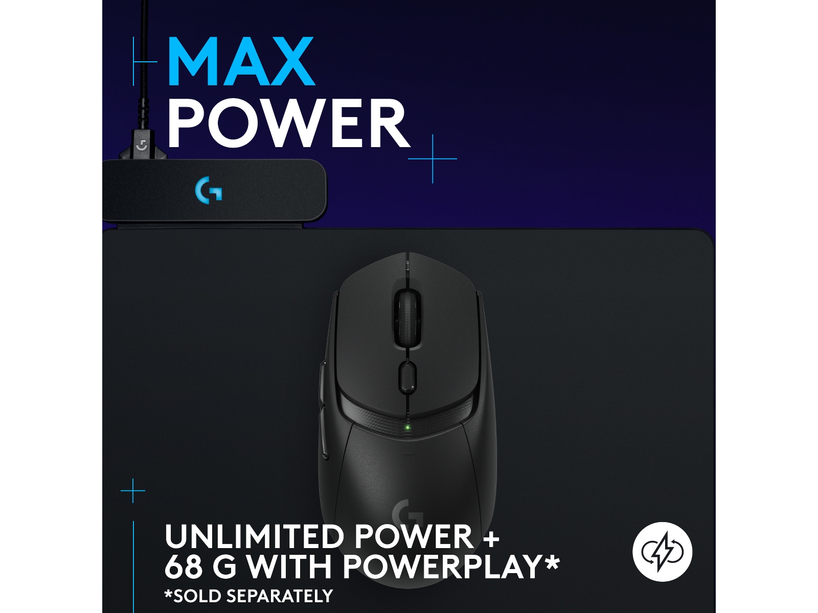 Logitech G G309 Lightspeed Gaming Mus (sort) Gamingmus