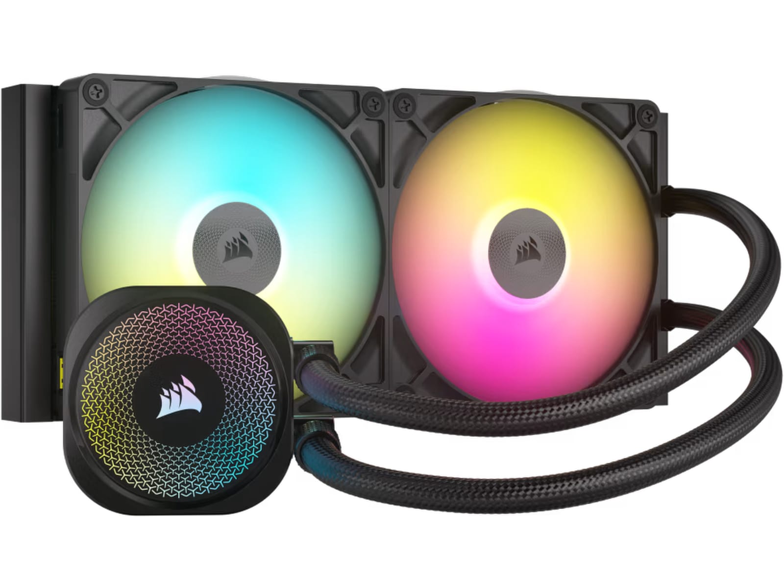 Corsair iCUE LINK Titan 280 RX RGB AIO Køler (svart) CPU - Vandkøling