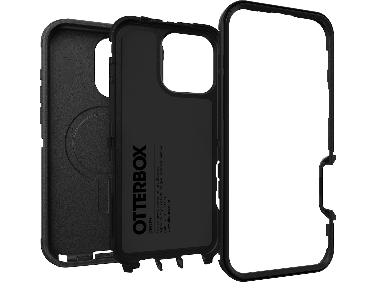 OtterBox iPhone 16 Pro Max Defender cover - ProPack (sort) Mobilcover