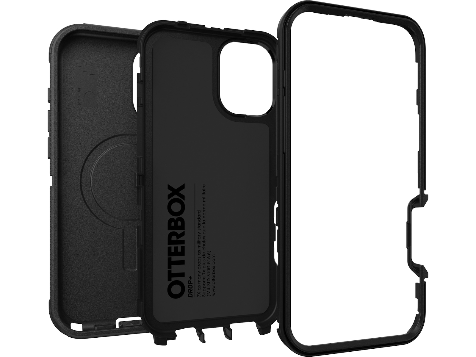 OtterBox iPhone 16 Plus Defender cover - ProPack (sort) Mobilcover