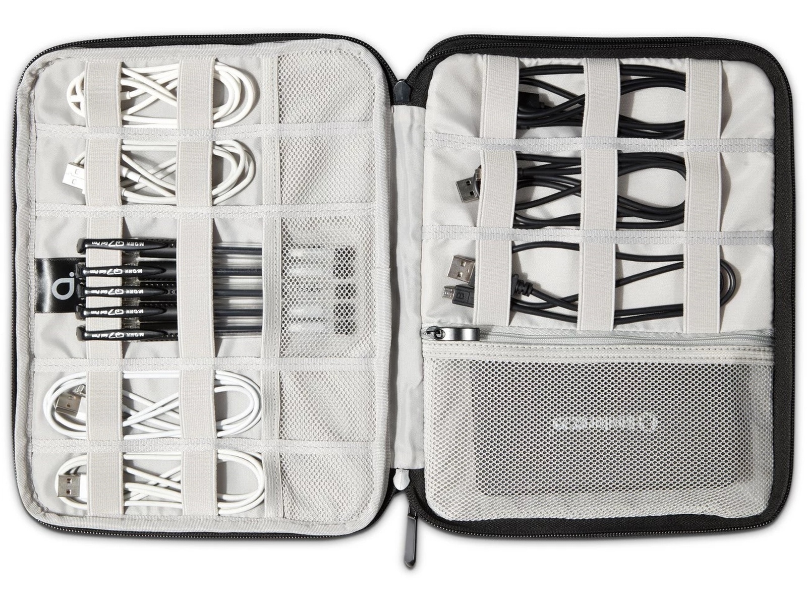 Andersson Stor opbevaringstaske til tablet og tilbehør (grå) Kabel skjulere & tilbehør