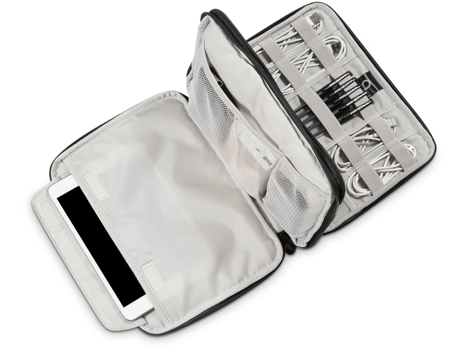 Andersson Stor opbevaringstaske til tablet og tilbehør (grå) Kabel skjulere & tilbehør