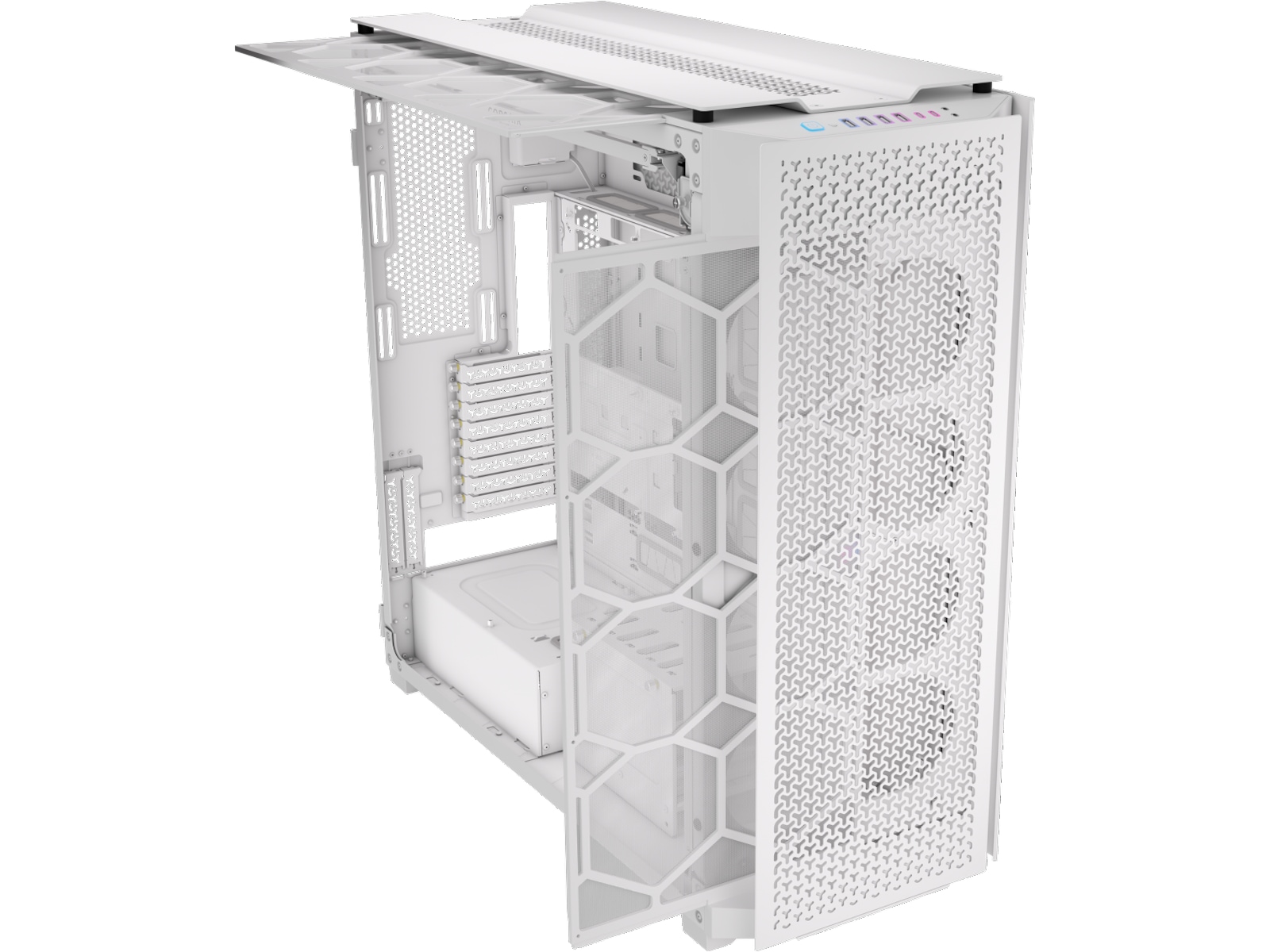 Corsair iCUE Link 9000D RGB Super Tower (hvidt) Big Tower