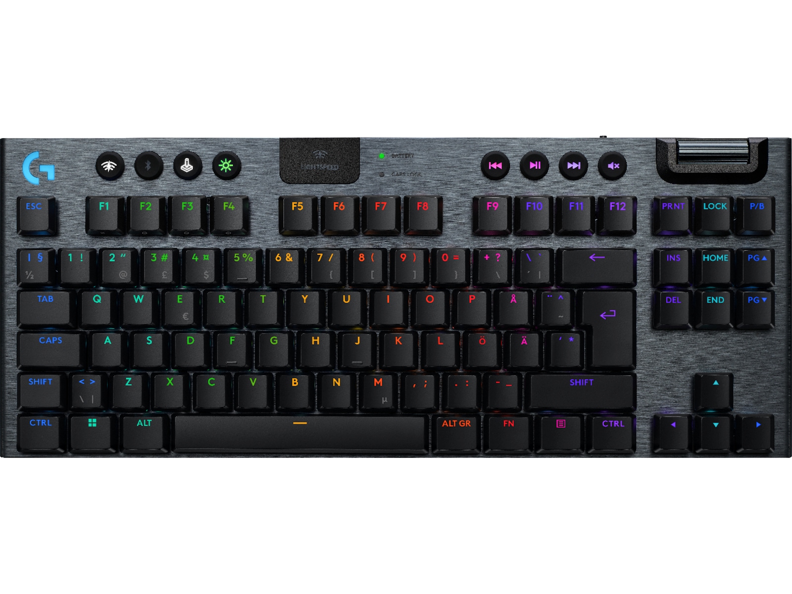 Logitech G915 X Lightspeed TKL Trådløst Gamingtastatur (sort) Gamingkeyboard