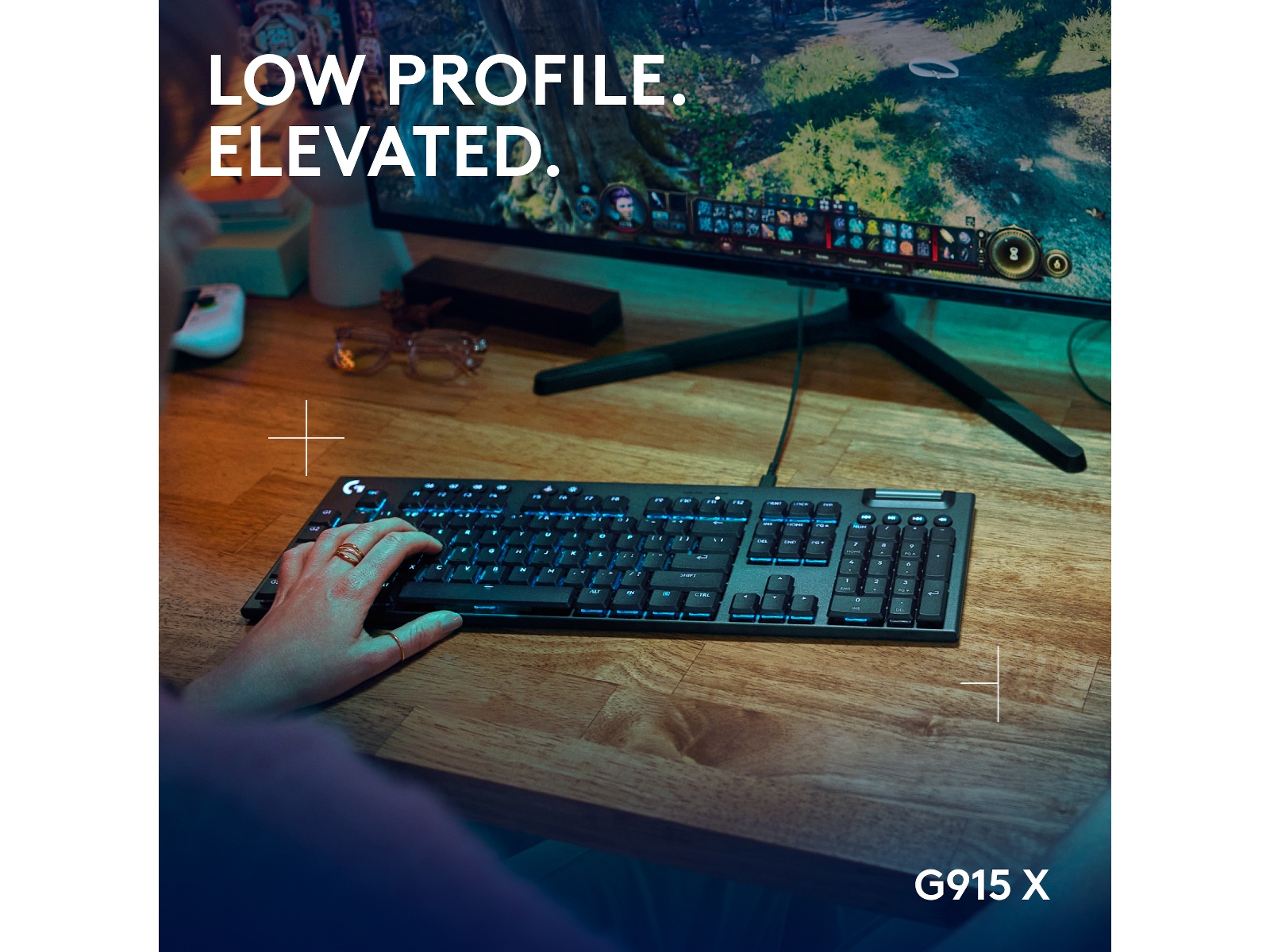 Logitech G915 X Gamingtastatur (sort) Gamingkeyboard