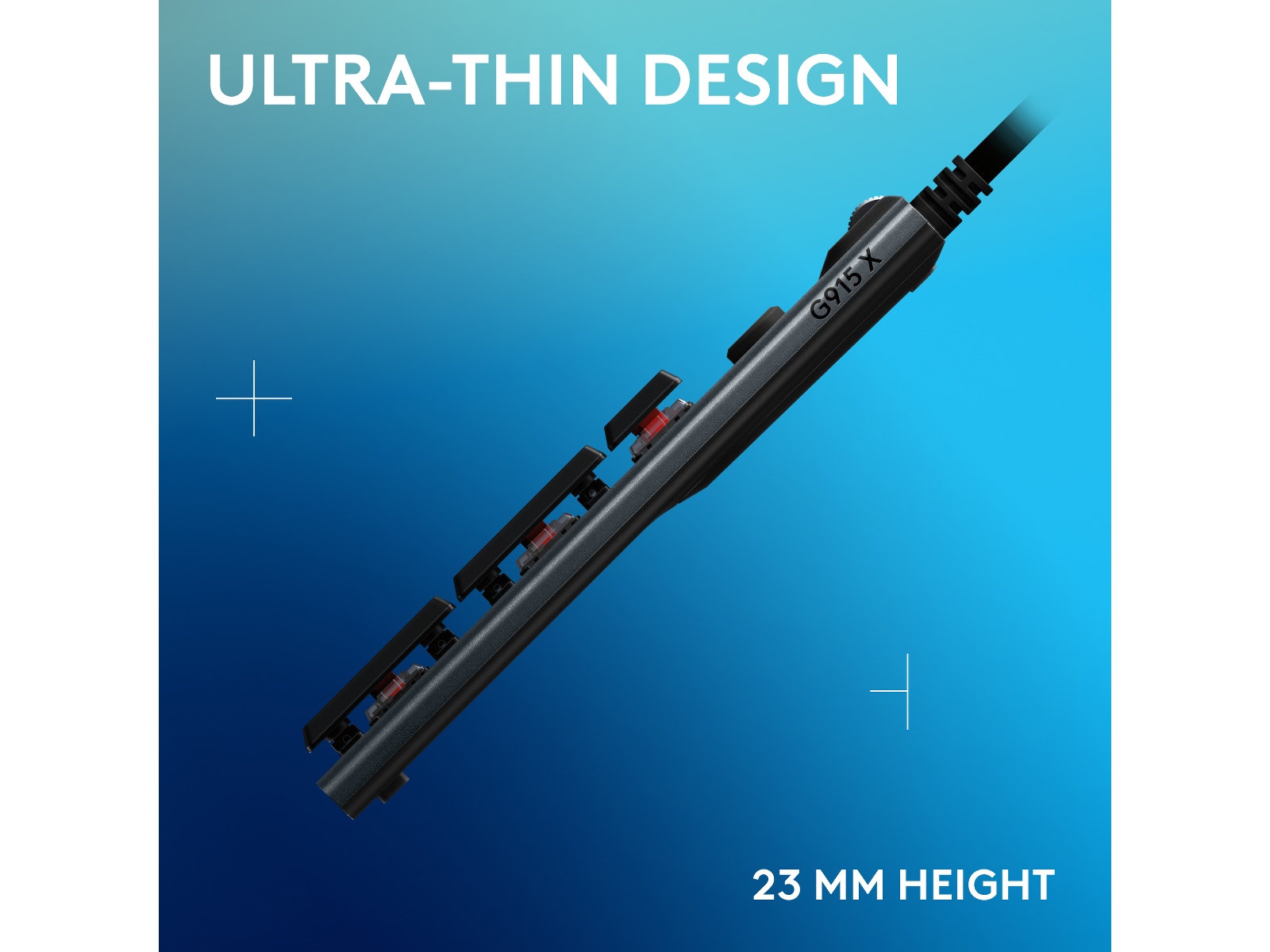 Logitech G915 X Gamingtastatur (sort) Gamingkeyboard