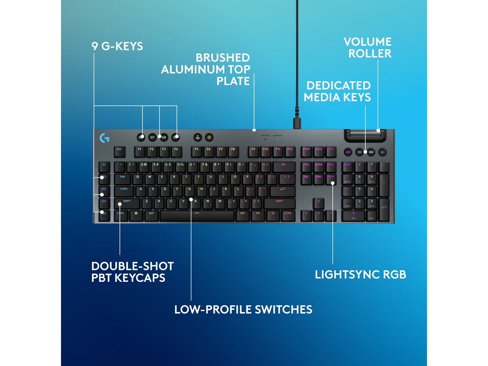 Logitech G915 X Gamingtastatur (sort) Gamingkeyboard