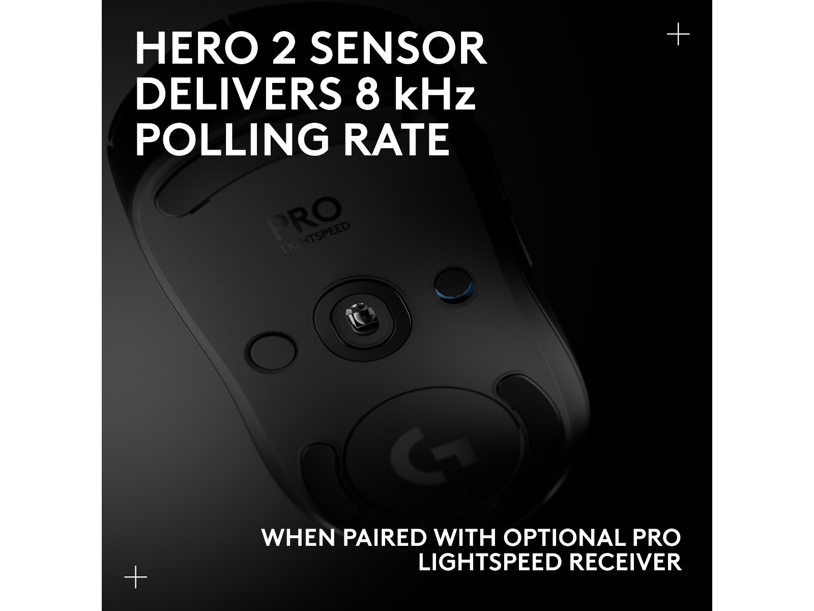 Logitech PRO 2 Lightspeed Trådløs Gamingmus (sort) Gamingmus