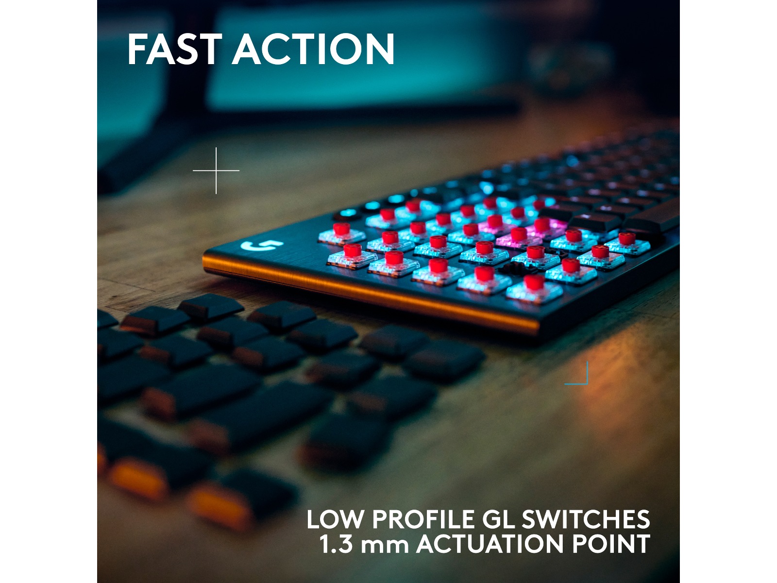 Logitech G915 X Lightspeed TKL Trådløst Gamingtastatur (sort) Gamingkeyboard