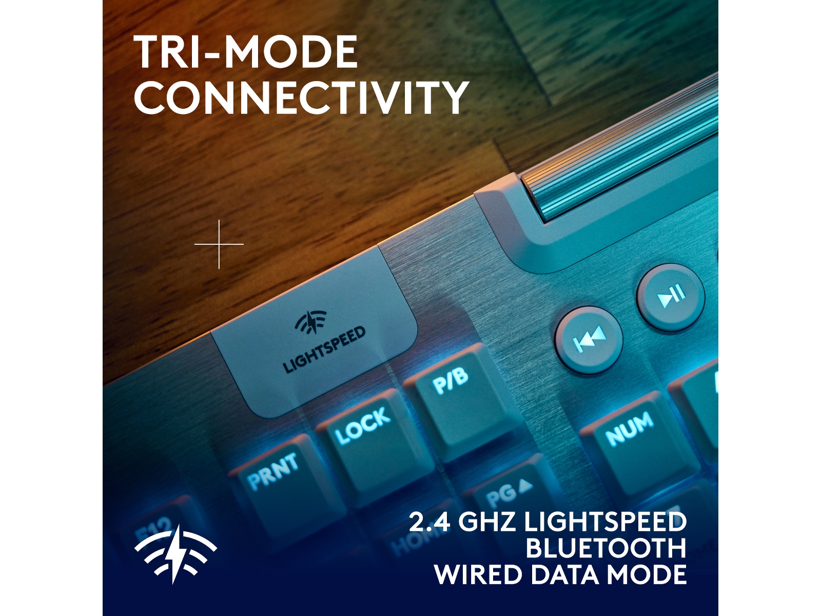 Logitech G915 X Lightspeed Trådløst Gamingtastatur (hvidt) Gamingkeyboard