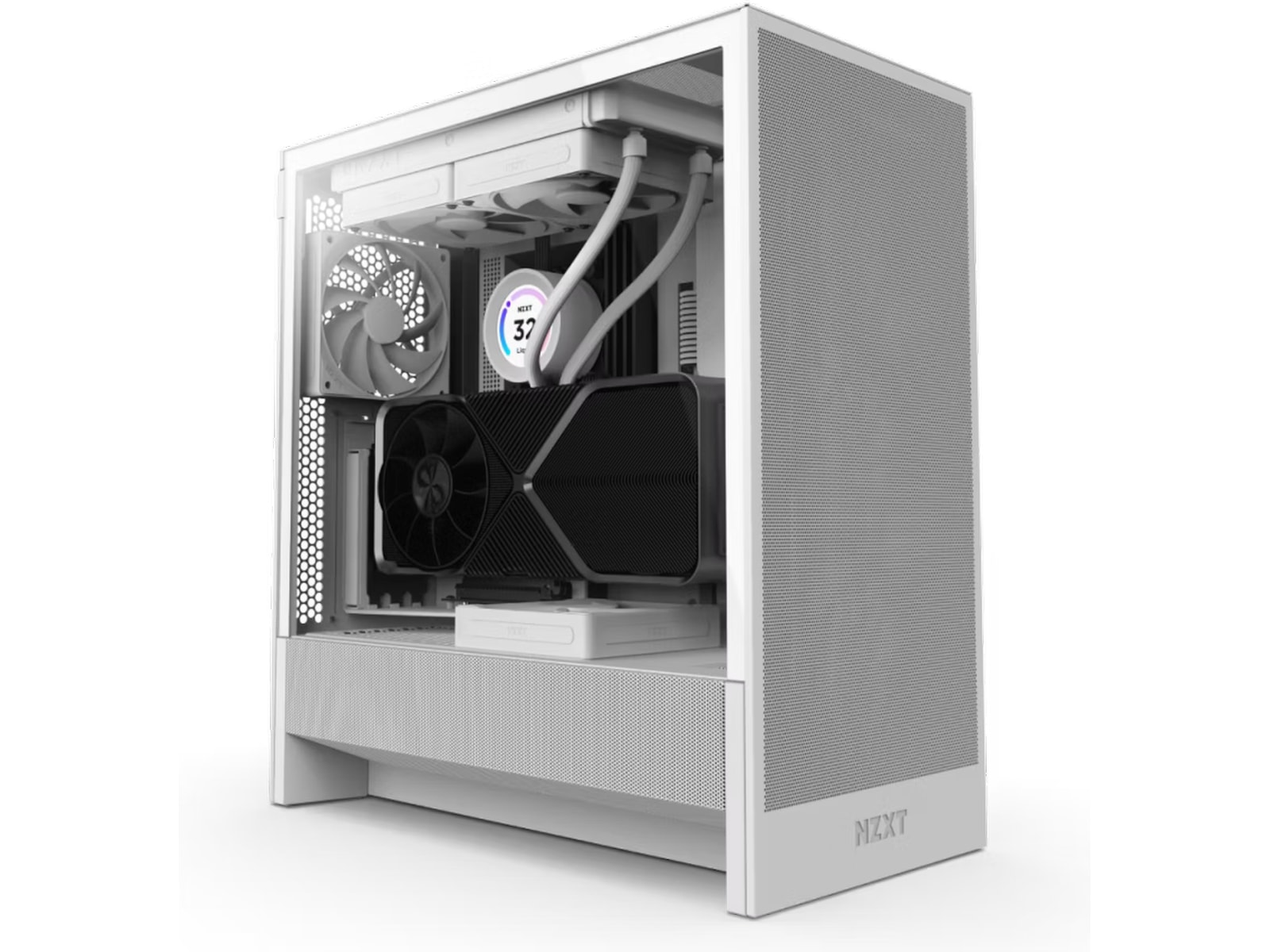 NZXT H5 Flow Mid Tower (hvidt) Midi Tower