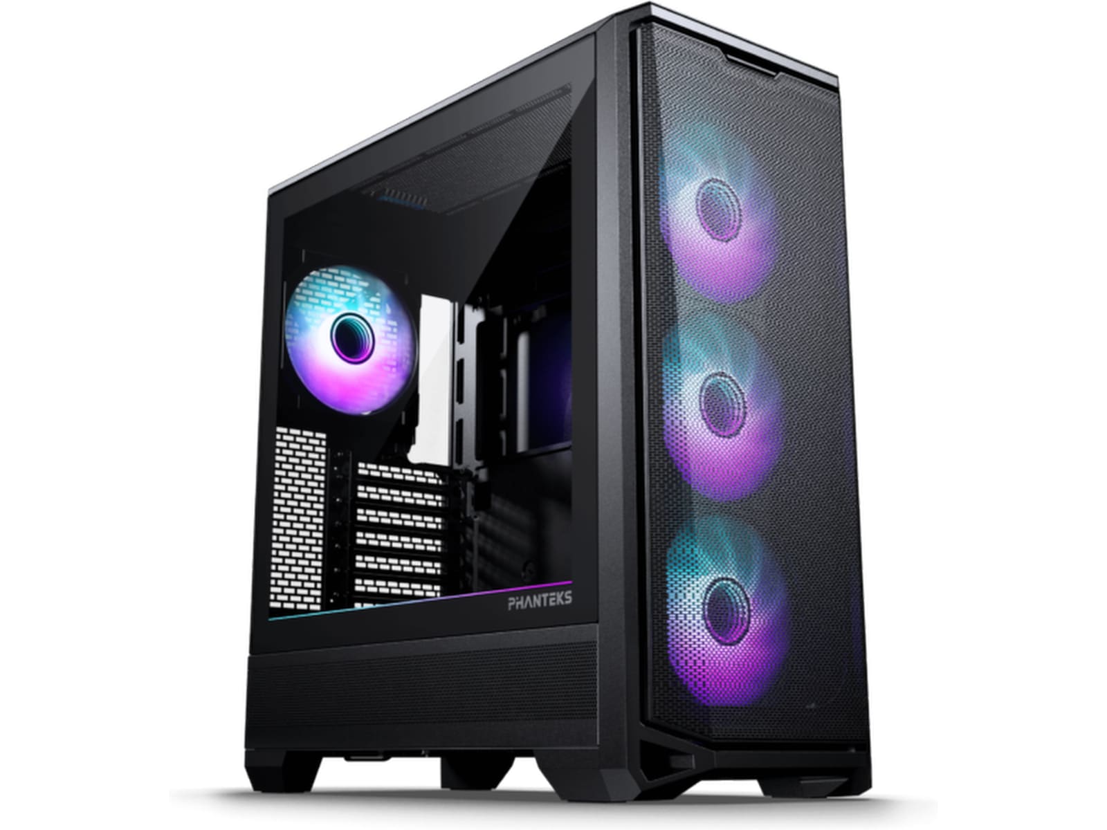 Phanteks Eclipse G400A Case, 140mm DRGB Fan x 4, Satin Black Midi Tower