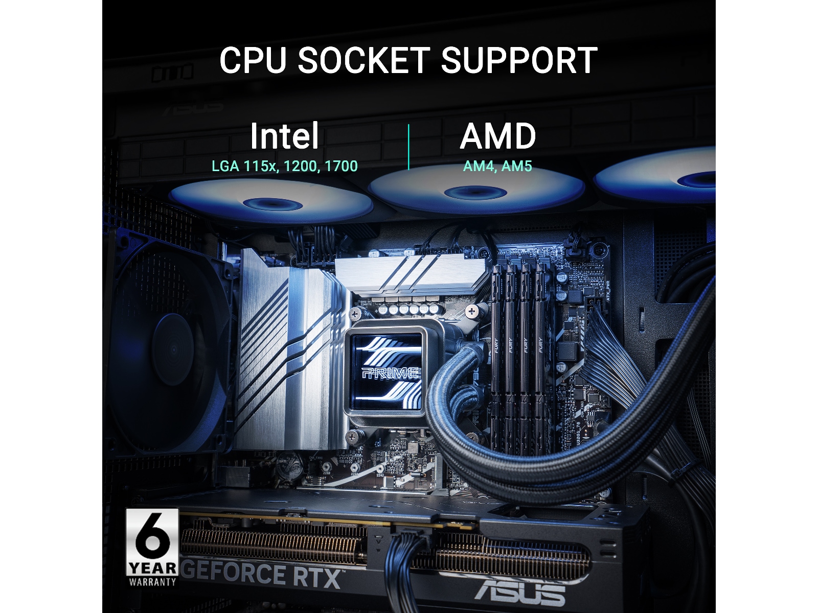 Asus Prime LC 360 ARGB Køler CPU - Vandkøling