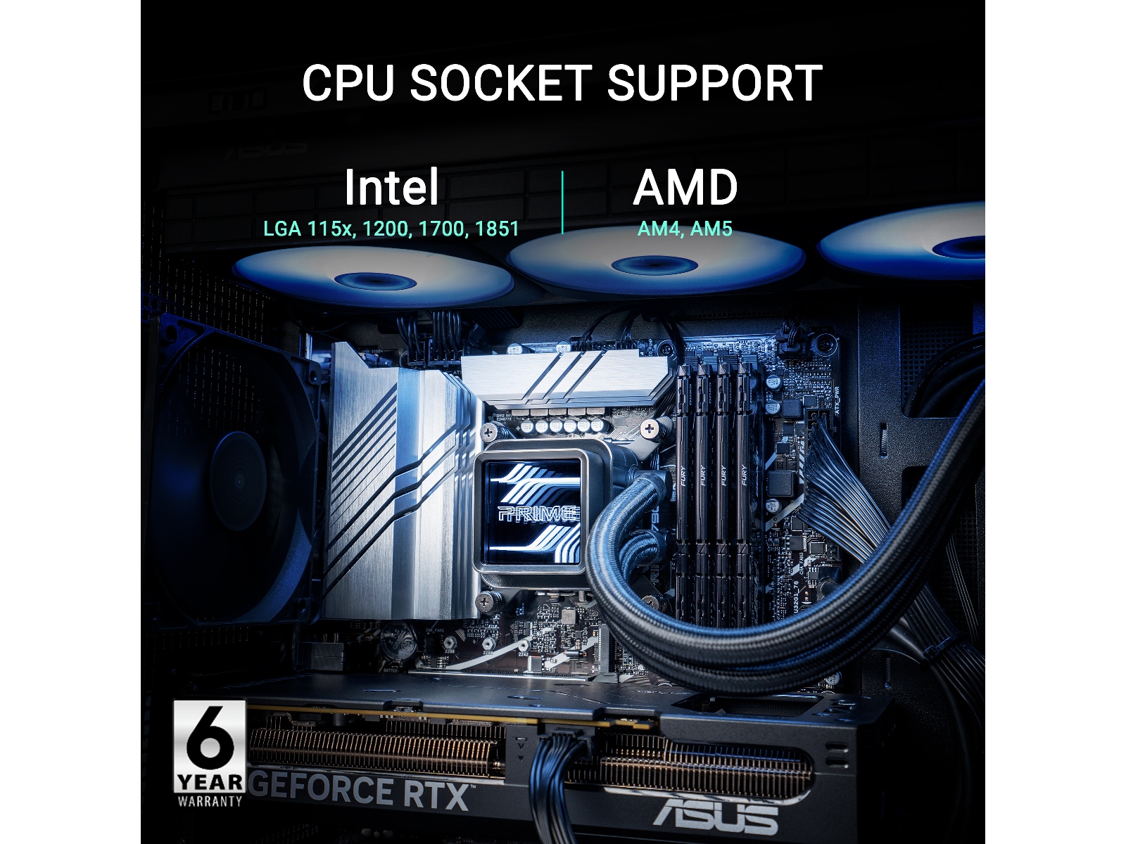 Asus Prime LC 240 ARGB Køler CPU - Vandkøling