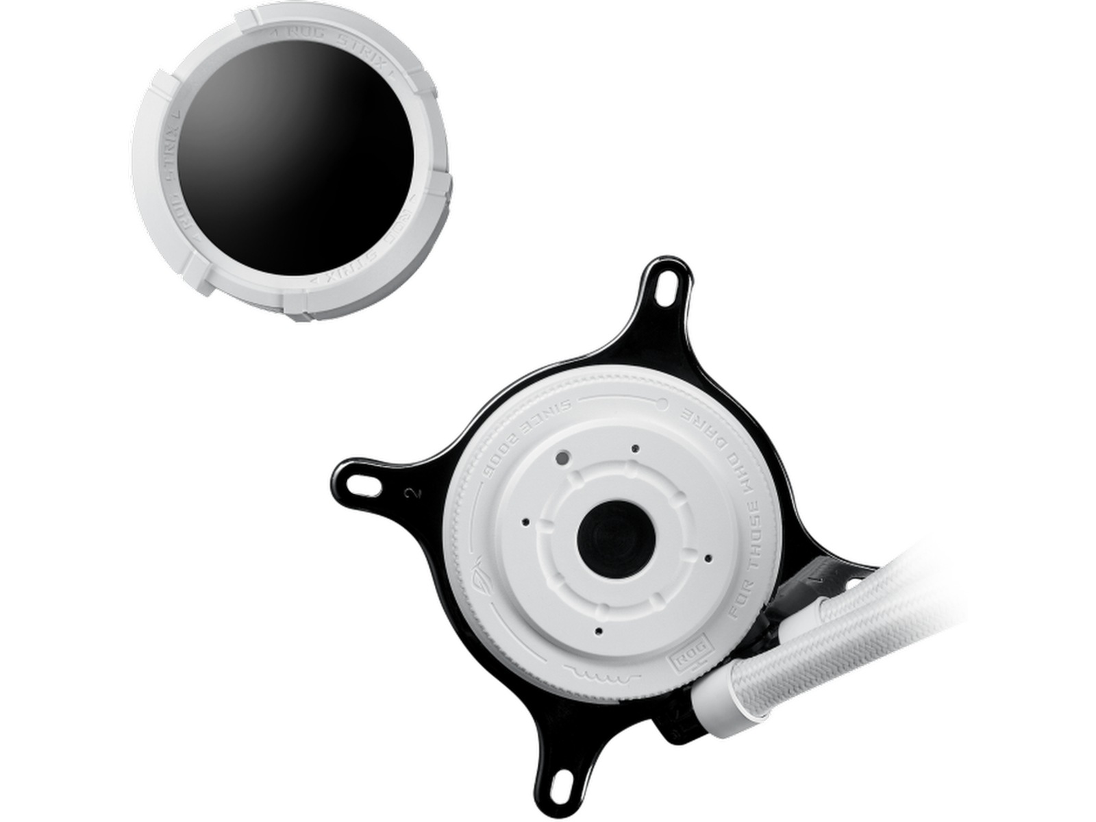 Asus ROG Strix LC III 360 ARGB LCD Køler (hvidt) CPU - Vandkøling