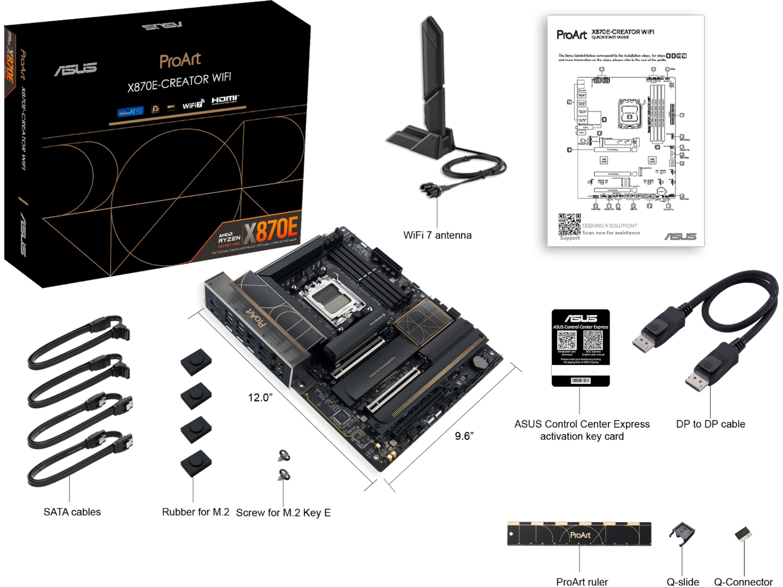 ASUS ProArt X870E-CREATOR WIFI Bundkort AMD Socket