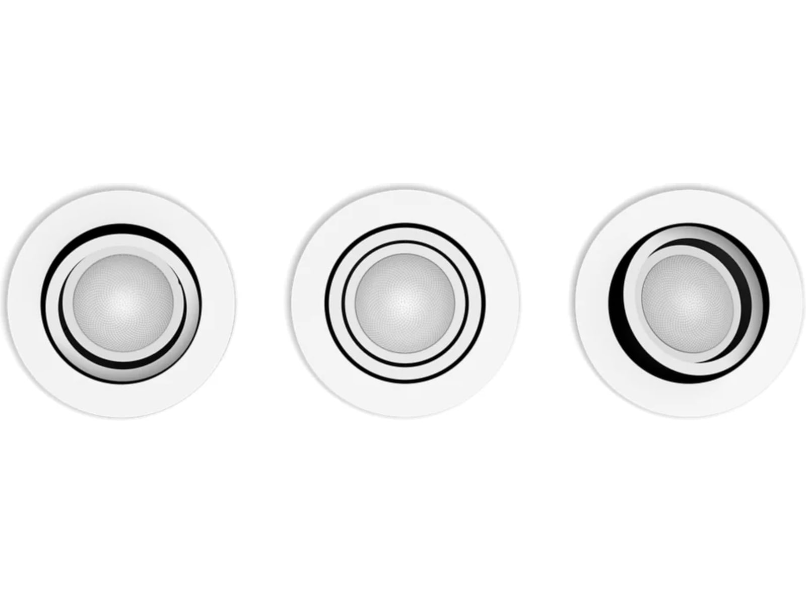 Philips Hue Centura indbygningsspot R 3-pak (hvid) Loftlampe