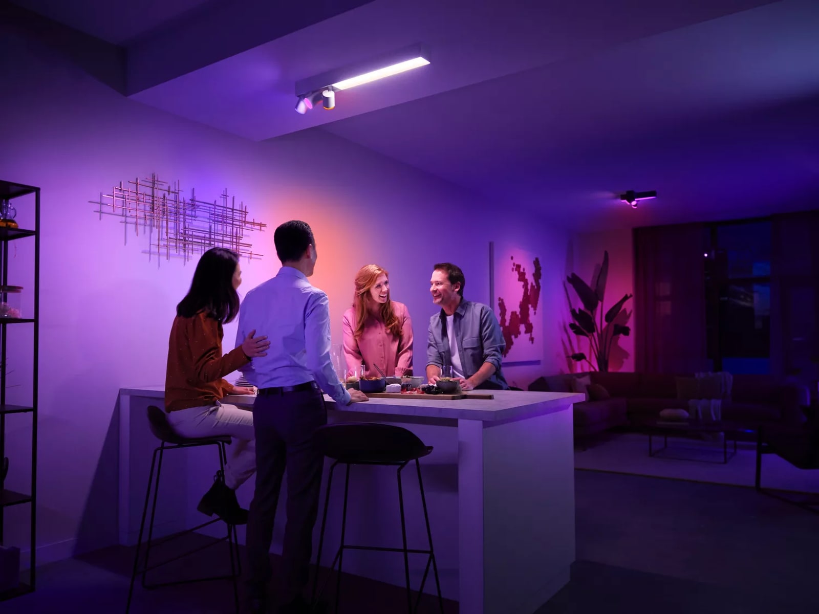 Philips Hue Centris loftslampe med 3 spots (hvid) Loftlampe