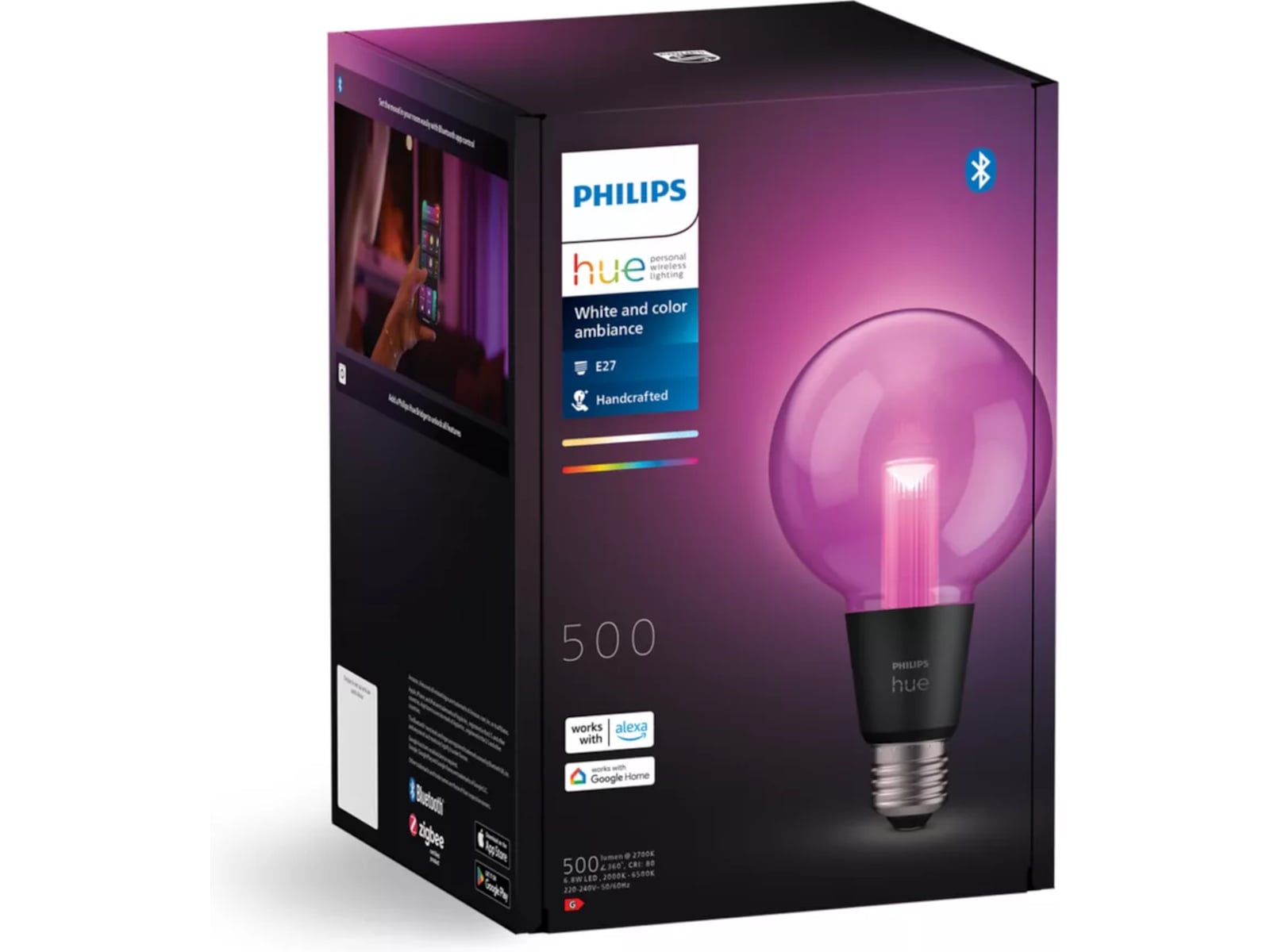Philips Hue White and color ambiance G95 - E27 pære LED-pærer & elpærer