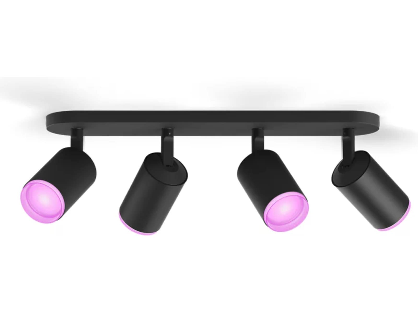 Philips Hue Fugato med fire spots (sort) Loftlampe