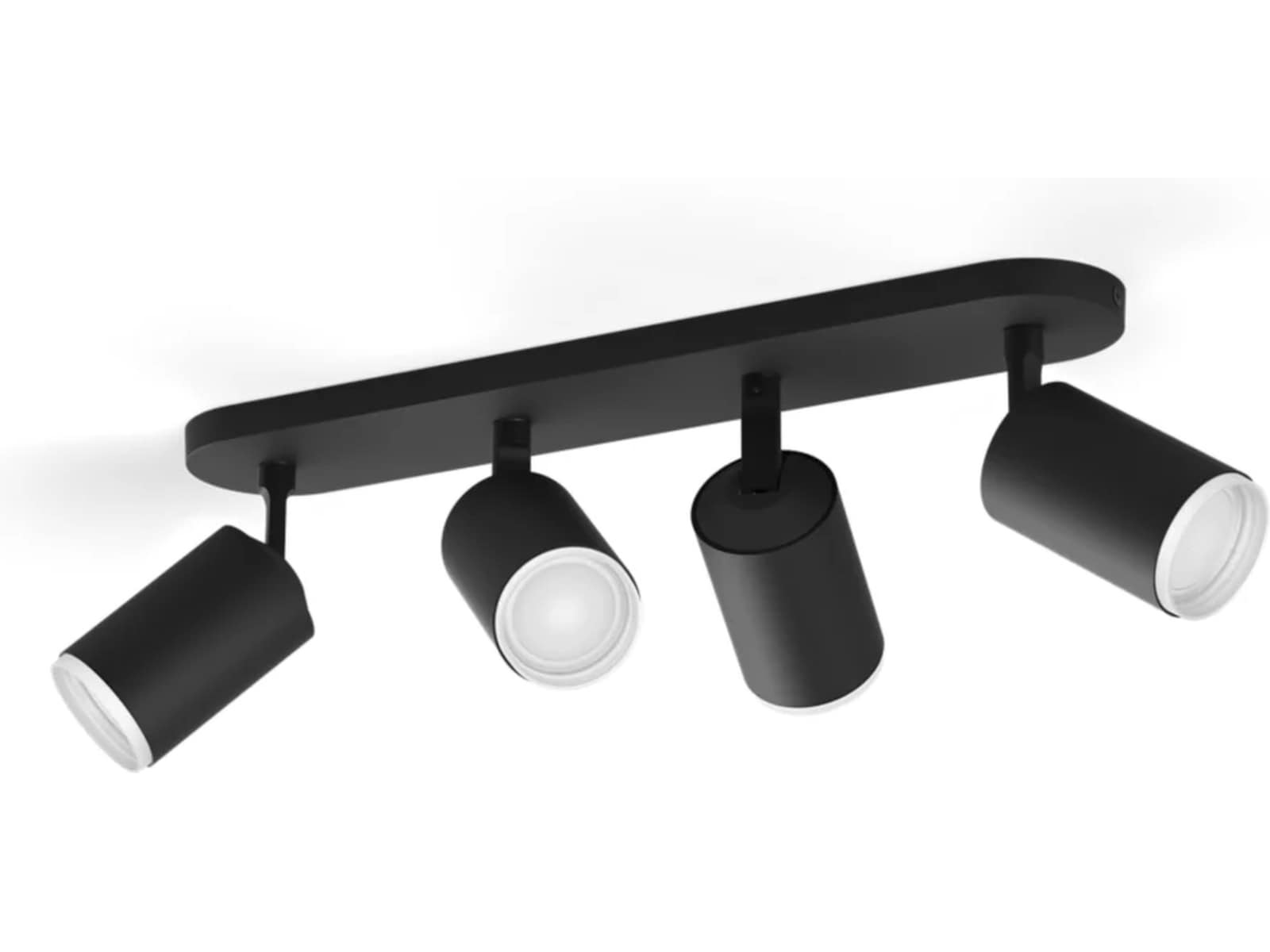 Philips Hue Fugato med fire spots (sort) Loftlampe